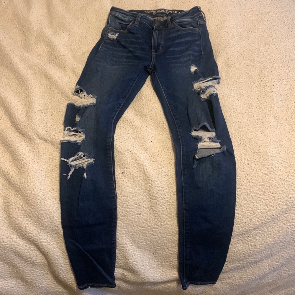 American Eagle high waisted jeans